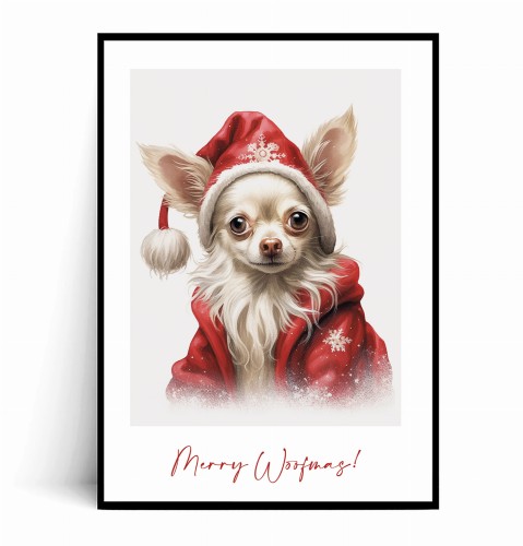 Plakat ŚWIATECZNY PIES no.6 Merry Woofmas.jpg