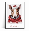 Plakat ŚWIĄTECZNY PIES no.8 Merry Woofmas