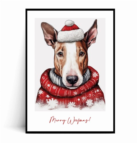 Plakat ŚWIĄTECZNY PIES no.8 Merry Woofmas