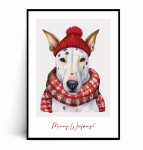 Plakat ŚWIĄTECZNY PIES no.7 Merry Woofmas 