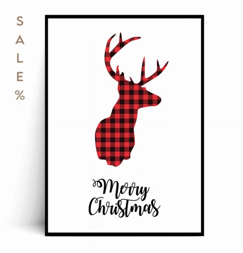 Plakat MERRY CHRISTMAS Jelonek 30x40
