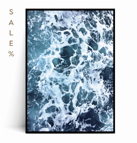 Plakat MORSKIE FALE 40x50