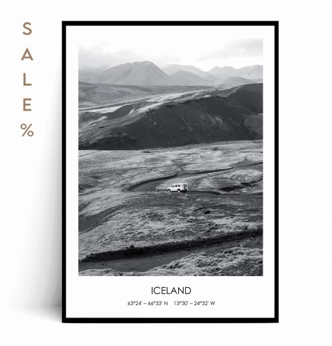 Plakat ICELAND TRIP 50x70