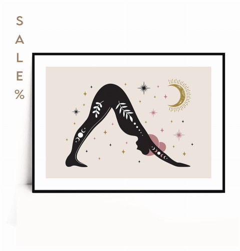 Plakat JOGA poziomy 50x70