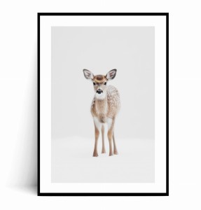 Plakat MINIMALISTYCZNA ZIMOWA SARENKA