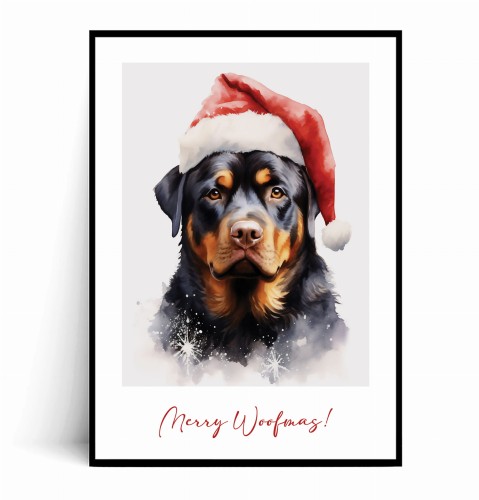 Plakat ŚWIĄTECZNY PIES no.13 Merry Woofmas.jpg