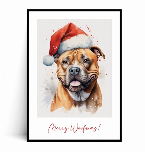 Plakat ŚWIĄTECZNY PIES no.15 Merry Woofmas.jpg