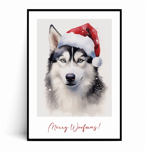 Plakat ŚWIĄTECZNY PIES no.21Merry Woofmas.jpg