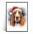 Plakat ŚWIĄTECZNY PIES no.27 Basset.jpg