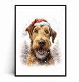 Plakat ŚWIĄTECZNY PIES no.26 Airedale Terrrier.jpg