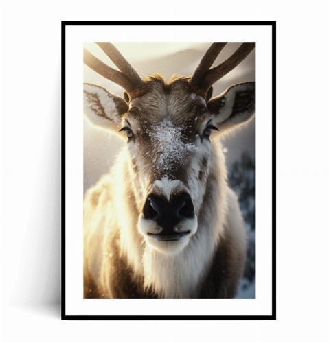 Plakat PORTRET JELENIA W ŚNIEGU z marginesem.jpg