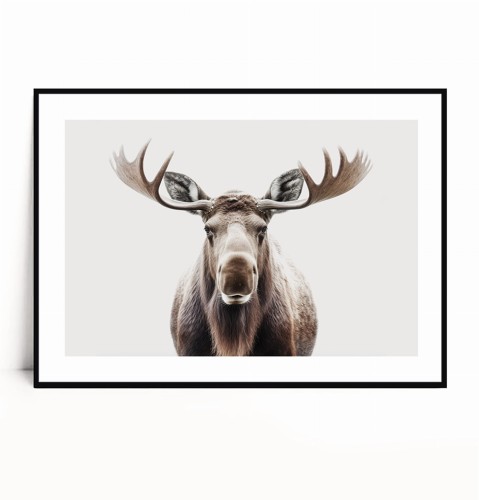 Plakat MINIMALISTYCZNY ŁOŚ poziomy z marginesem.jpg