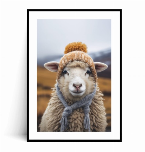 Plakat OWIECZKA W CZAPCE I SZALIKU z marginesem.jpg