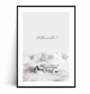 Plakat HELLO WINTER 