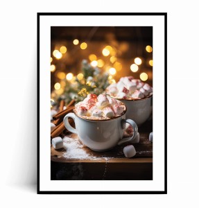 Plakat ŚWIĄTECZNA KAWA Z PIANKAMI no.3