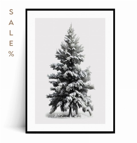 Plakat ZIMOWA CHOINKA 30x40 SALE%.jpg