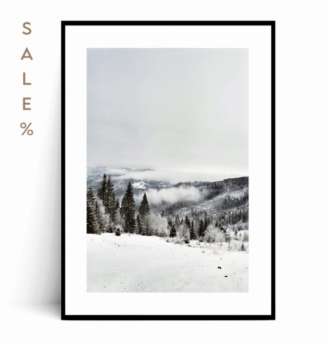 Plakat ZIMOWA W GÓRACH 30x40 SALE%