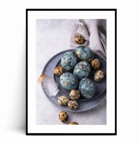 Plakat NATURALNE PISANKI WIELKANOCNE no.1