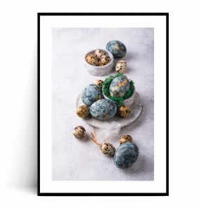 Plakat NATURALNE PISANKI WIELKANOCNE