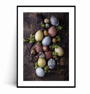 Plakat NATURALNE PISANKI WIELKANOCNE no.8 