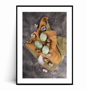 Plakat NATURALNE ZIELONE PISANKI WIELKANOCNE no.5