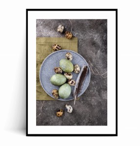 Plakat NATURALNE ZIELONE PISANKI WIELKANOCNE no.6