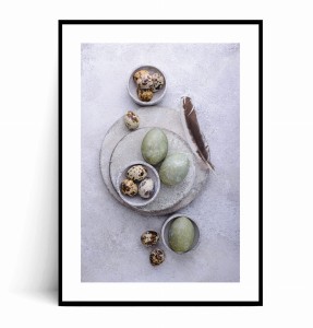Plakat NATURALNE ZIELONE PISANKI WIELKANOCNE no.7