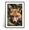 Plakat PORTRET LIS W PAPROCIACH z marginesem.jpg