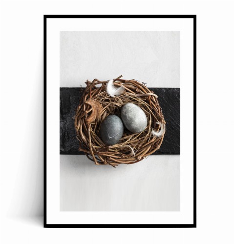 Plakat NATURALNE WIELKANOCNE PISANKI W GNIAZDKU z marginesem.jpg
