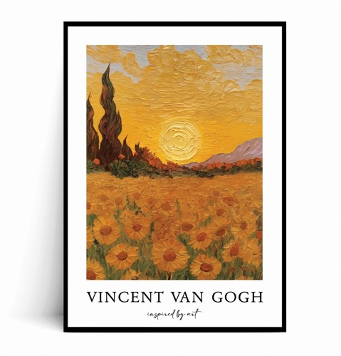 Plakat LETNI PEJZAŻ Inspired by Van Gogh.jpg