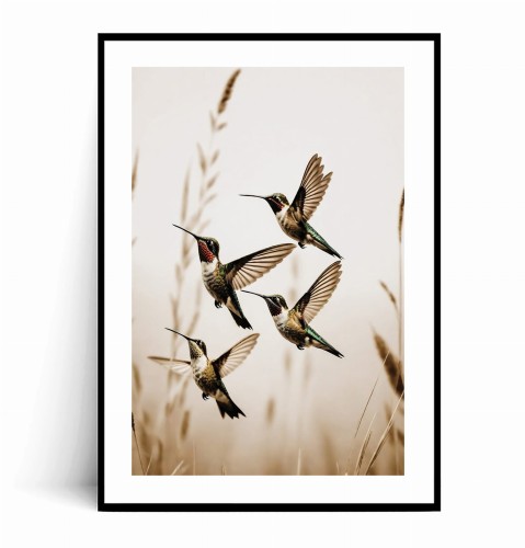 Plakat LECĄCE KOLIBRY Boho z marginesem.jpg