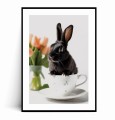 Plakat CZARNY KRÓLICZEK W FILIŻANCE z marginesem.jpg