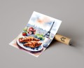 Plakat CROISSANTY I TRUSKAWKI Z WIDOKIEM NA PARYŻ T.jpg
