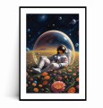 Plakat ASTRONAUTA W KWIATACH z marginesem.jpg