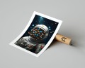 Plakat ASTRONAUTA W MOTYLACH z marginesem T.jpg