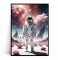 Plakat ASTRONAUTA NA PLANECIE W KWIATACH.jpg