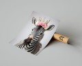 Plakat ZEBRA W KORONIE I KWIATACH no.3 T.jpg