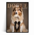 Plakat DOGUE no.20 OWCZAREK SZETLANDZKI Sheltie.jpg
