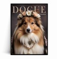 Plakat DOGUE no.22 OWCZAREK SZETLANDZKI Sheltie.jpg