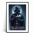 Plakat MAY THE FORCE of coffee BE WITH YOU no.2 z marginesem.jpg