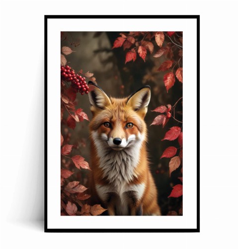 Plakat JESIENNY LIS I JARZĘBINA z marginesem.jpg