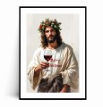 Plakat JEZUS Z WINEM Merry Christmas z marginesem.jpg