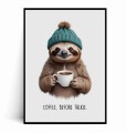 Plakat COFFEE BEFORE TALKIE Leniwiec.jpg