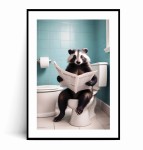 Plakat SKUNKS W TOALECIE