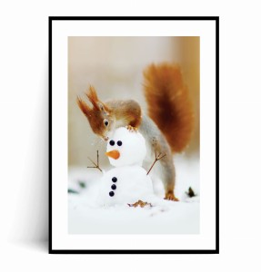 Plakat WIEWIÓRKA Z BAŁWANKIEM