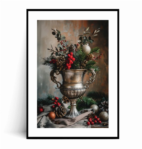 Plakat ŚWIATECZNY BUKIET W WAZONIE z marginesem.jpg