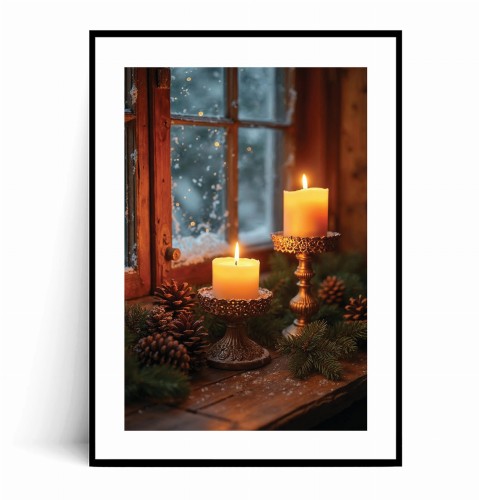 Plakat ŚWIĄTECZNE ŚWIECE W OKNIE no.6 z marginesem.jpg