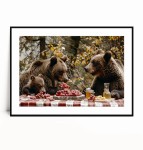 Plakat PIKNIK Z NIEDŹWIEDZIAMI poziomy 