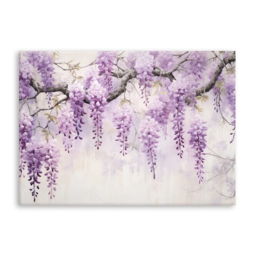 Obraz na płótnie FIOLETOWA WISTERIA poziomy