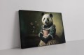 Obraz na płótnie PANDA W WIKTORIAŃSKIM STYLU poziomy.jpg